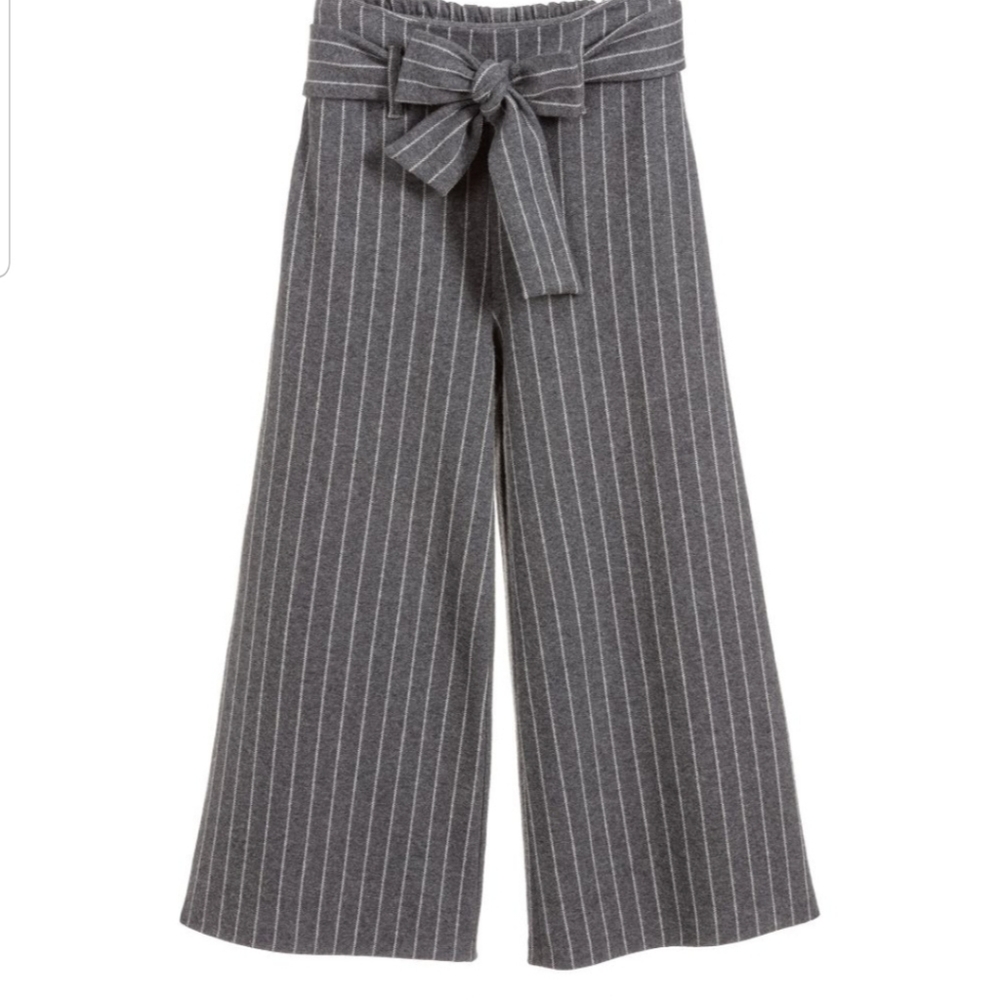 Elsy wide legged striped trousers